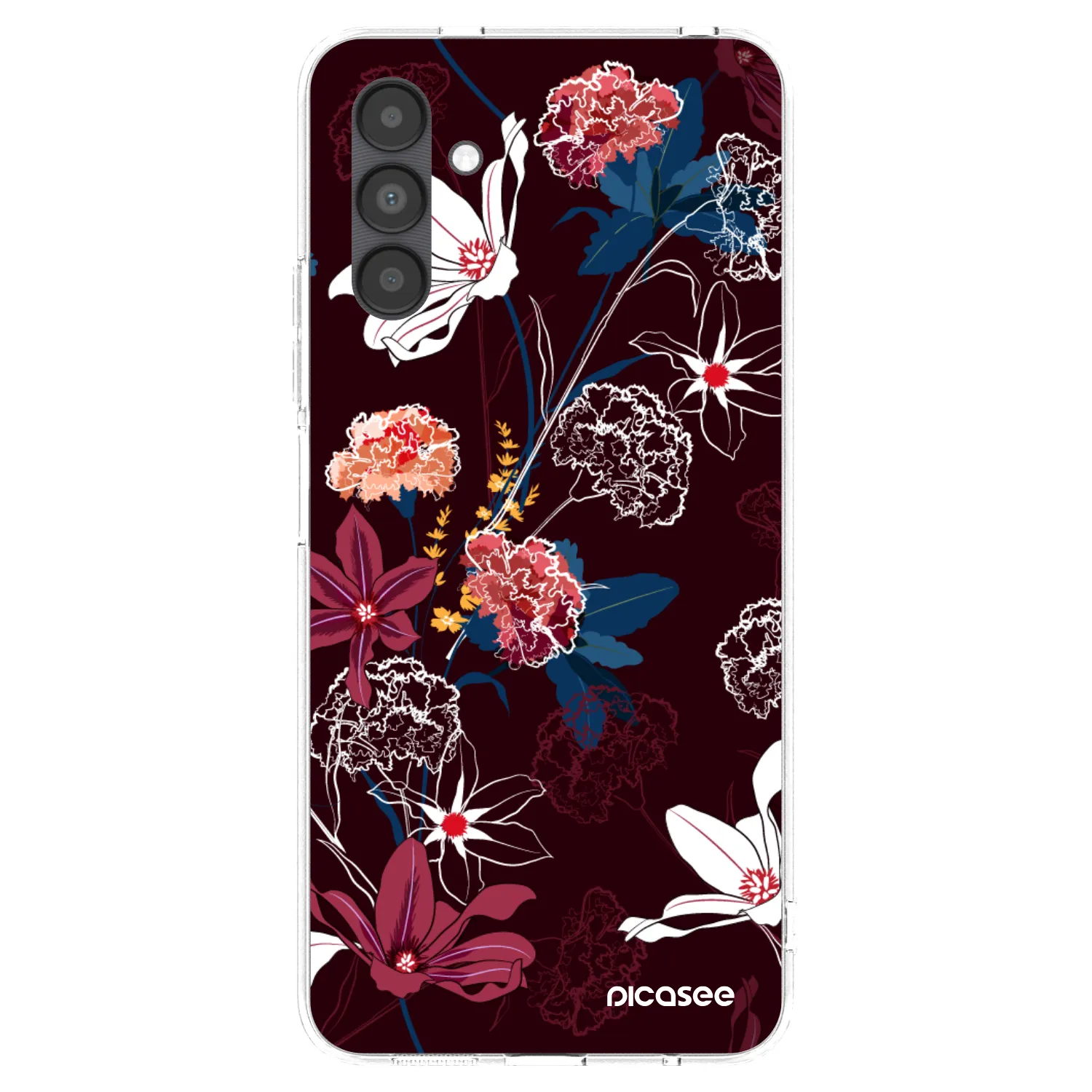 Picasee Samsung Galaxy A04s A047F Hülle - Transparentes Silikon - Dark Meadow