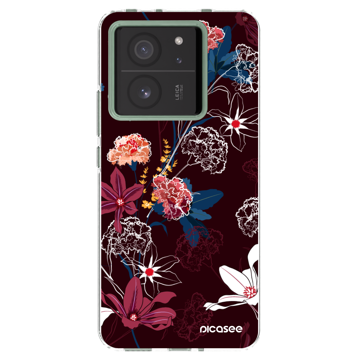 Picasee Xiaomi 13T Hülle - Transparentes Silikon - Dark Meadow