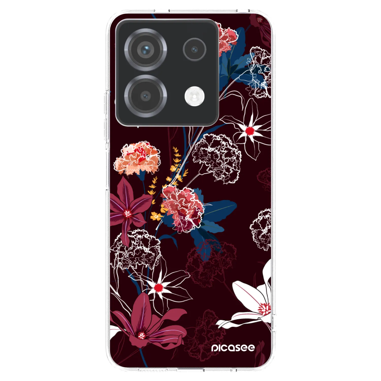 Picasee Xiaomi Poco X6 Hülle - Transparentes Silikon - Dark Meadow