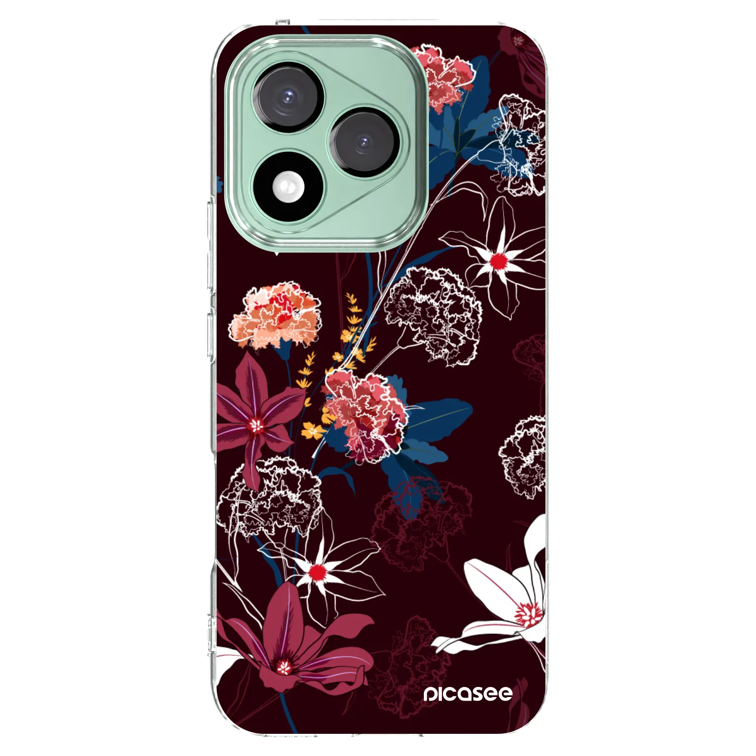Picasee Honor 400 Lite 5G Hülle - Transparentes Silikon - Dark Meadow