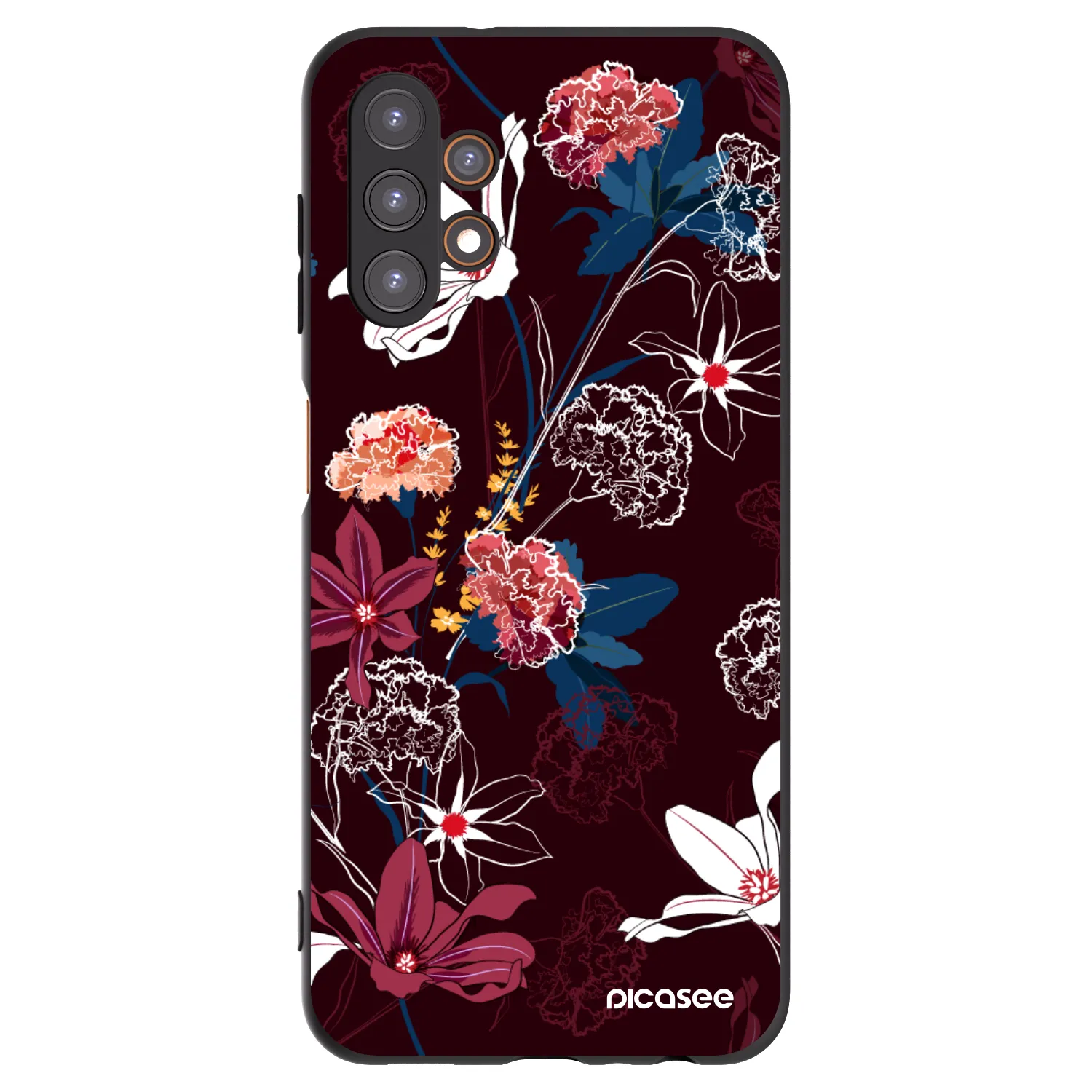 Picasee Samsung Galaxy A13 5G Hülle - Schwarzes Silikon - Dark Meadow