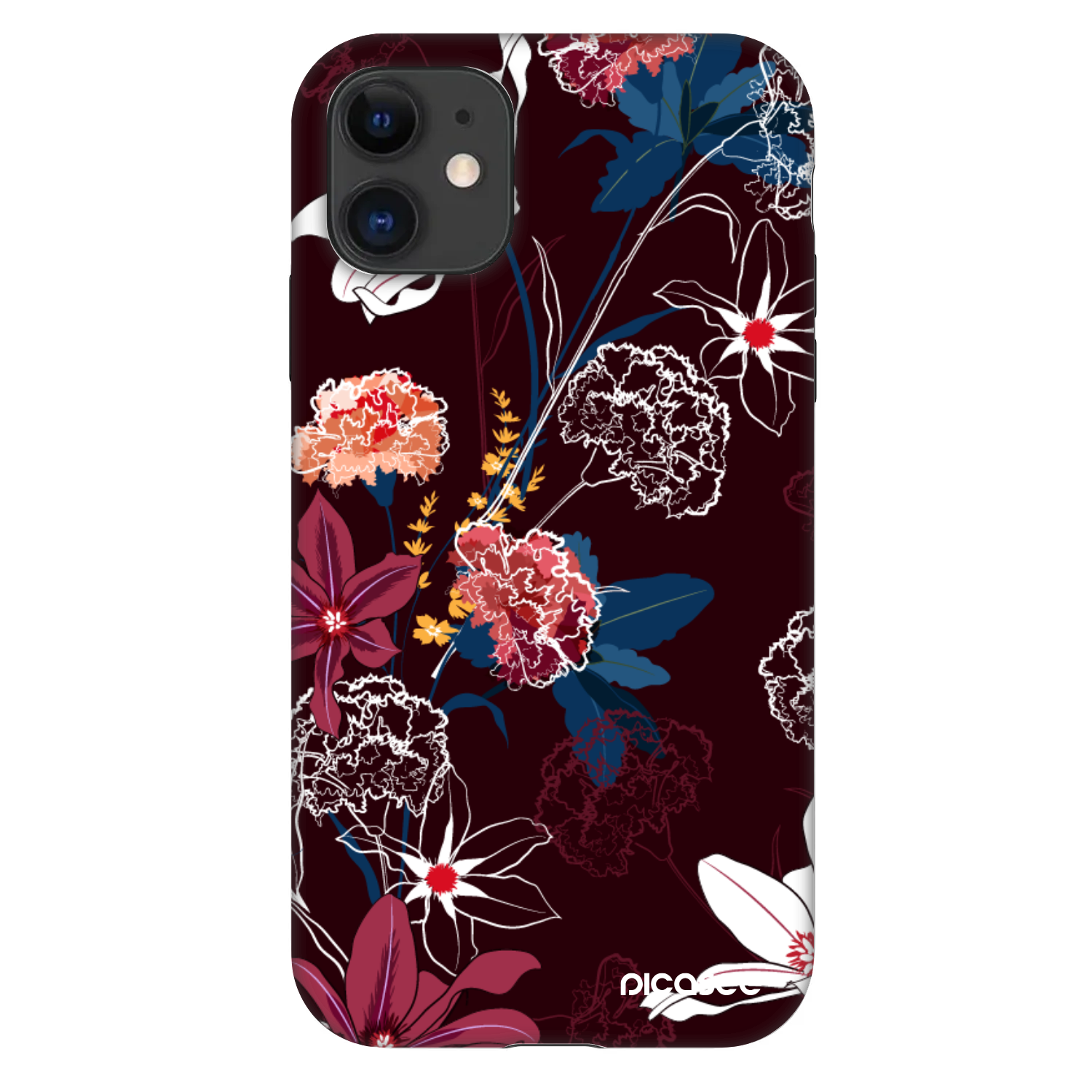 Picasee Fashion Case für Apple iPhone 11 - Dark Meadow