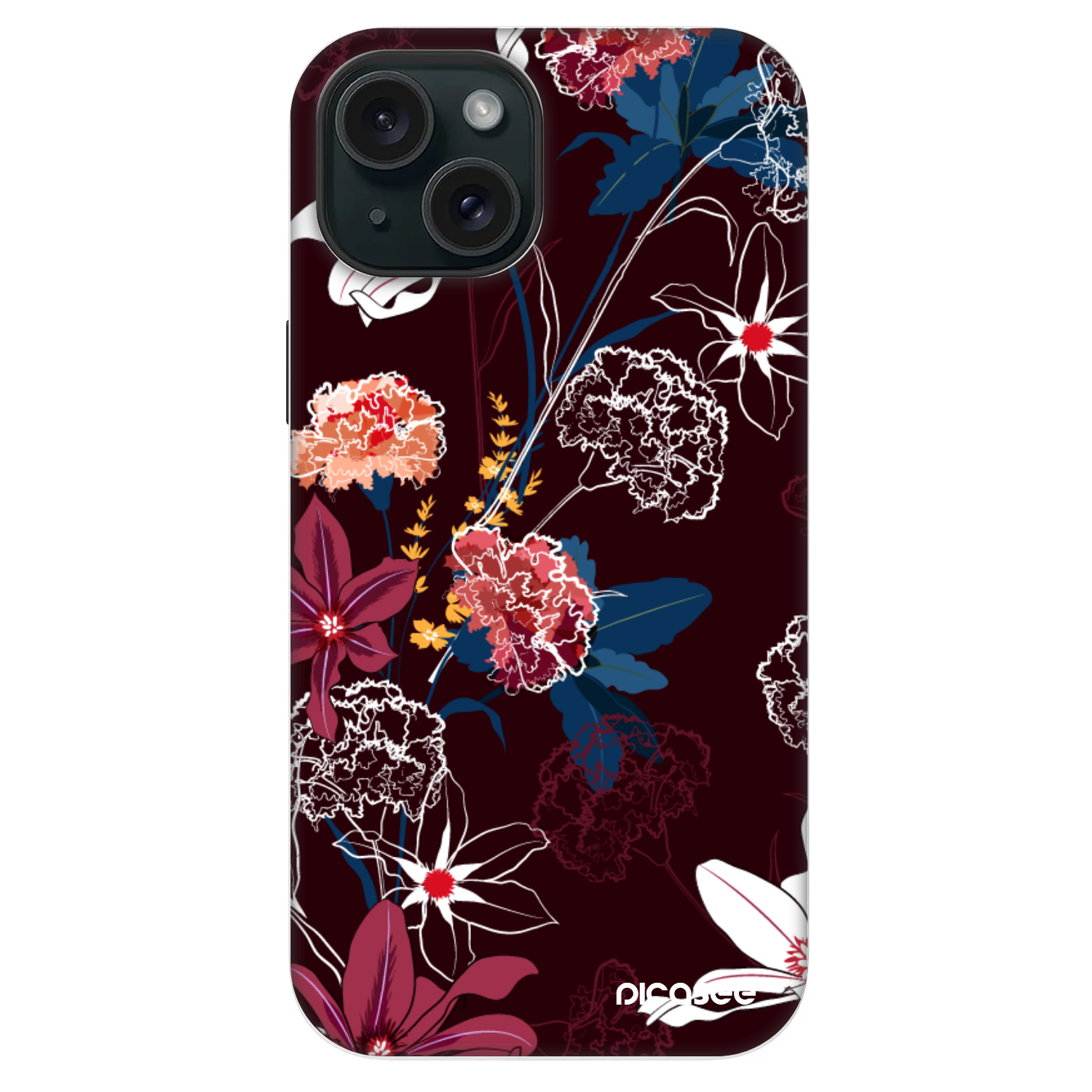 Picasee Fashion Case MagSafe für Apple iPhone 14 - Dark Meadow