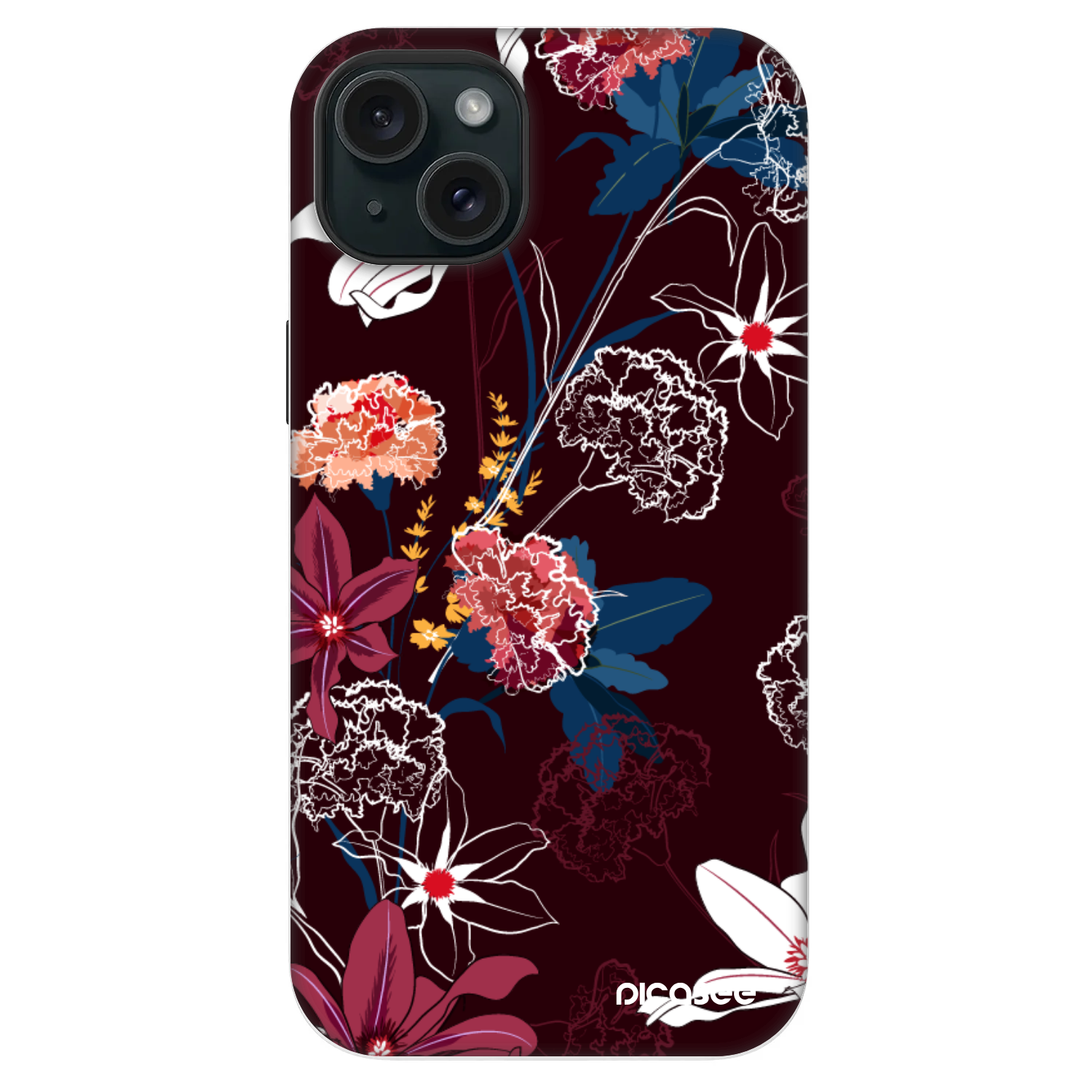 Picasee Fashion Case MagSafe für Apple iPhone 14 Plus - Dark Meadow