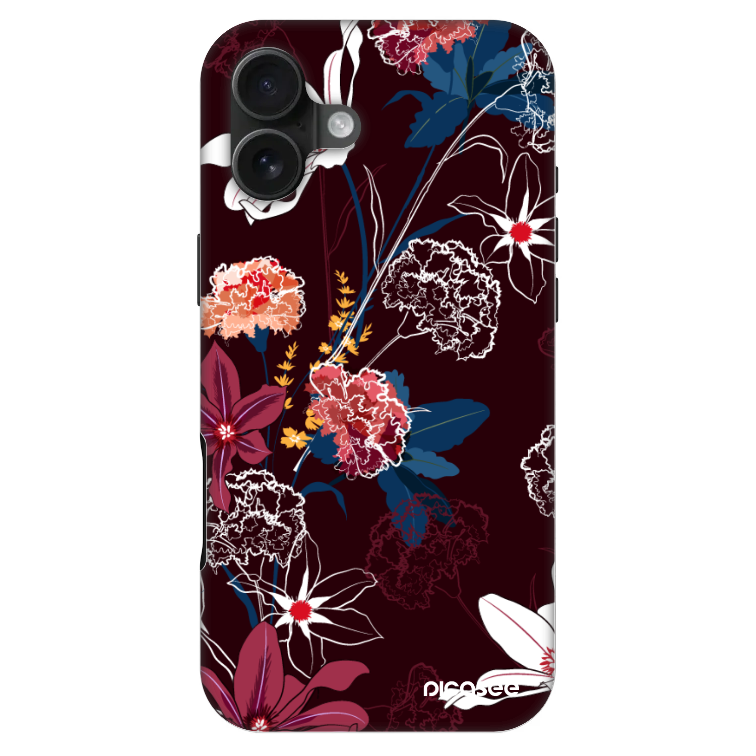Picasee Fashion Case MagSafe für Apple iPhone 16 Plus - Dark Meadow