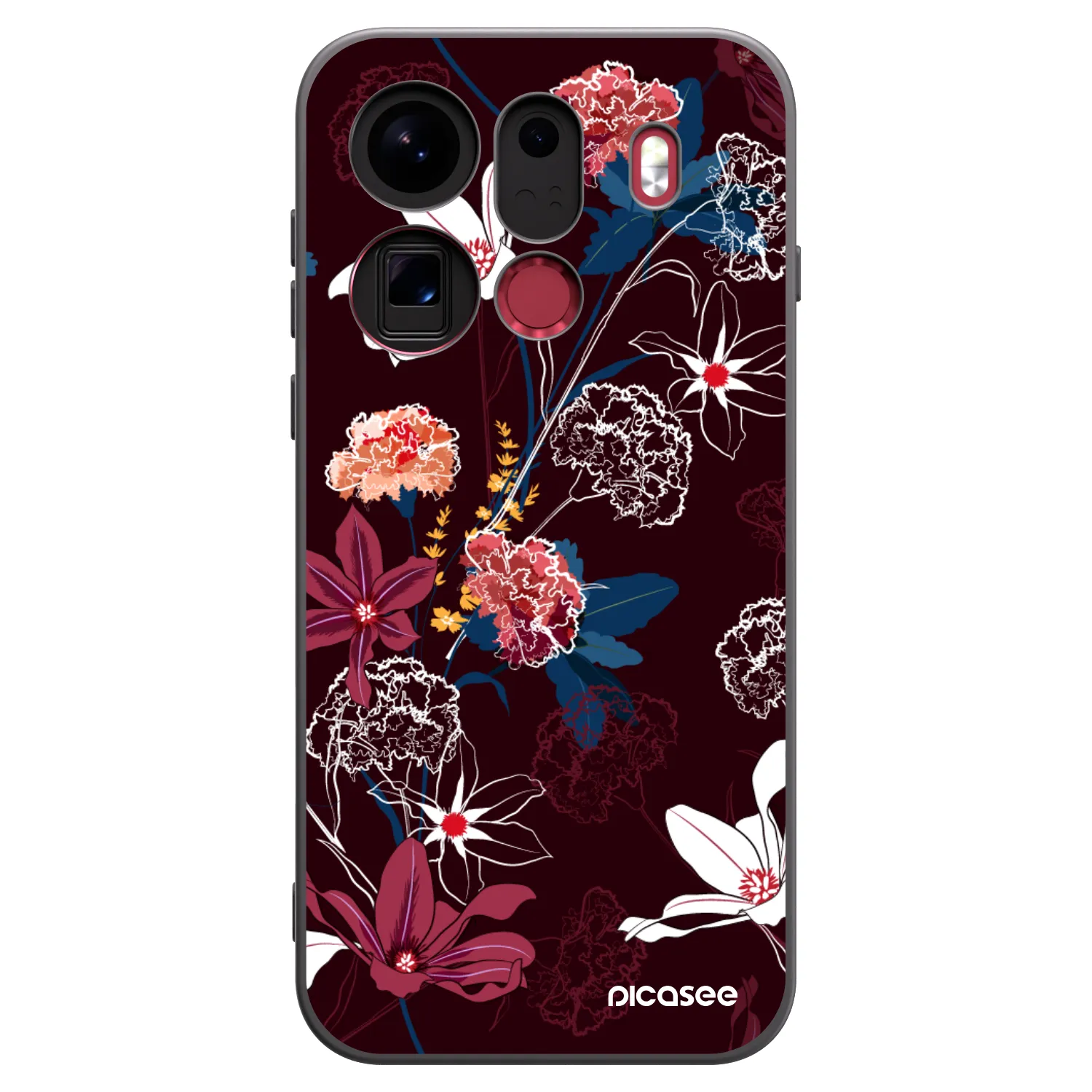 Picasee OPPO Find X9 Pro Hülle - Schwarzes Silikon - Dark Meadow