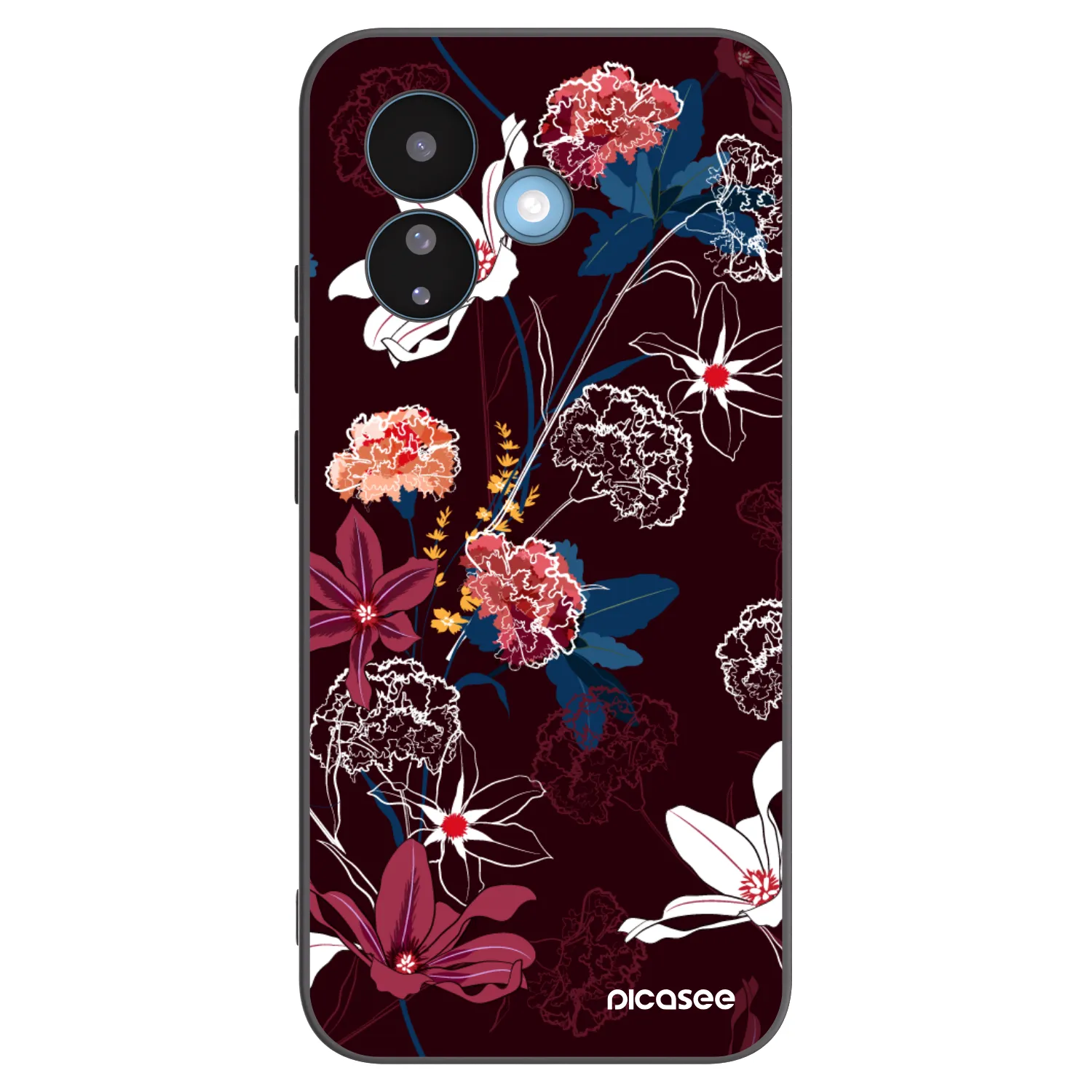 Picasee Xiaomi Redmi Note 17 Pro 5G Hülle - Schwarzes Silikon - Dark Meadow