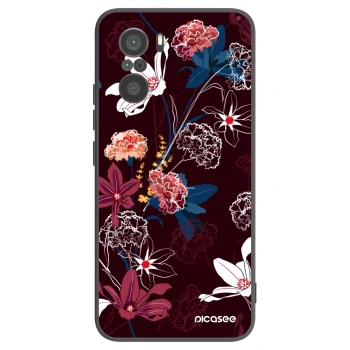 Picasee Xiaomi Poco F3 Hülle - Schwarzes Silikon - Dark Meadow