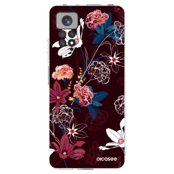 Picasee Xiaomi Redmi Note 11S 4G Hülle - Transparentes Silikon - Dark Meadow