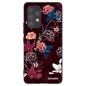 Picasee Samsung Galaxy A53 5G A536 Hülle - Schwarzes Silikon - Dark Meadow