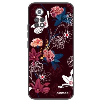 Picasee Xiaomi Poco X4 Pro 5G Hülle - Schwarzes Silikon - Dark Meadow