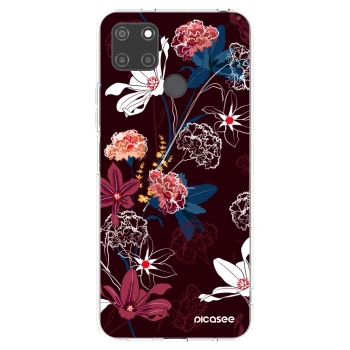 Picasee Realme C21Y Hülle - Transparentes Silikon - Dark Meadow