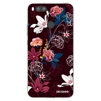 Picasee Xiaomi Redmi A1 Hülle - Transparentes Silikon - Dark Meadow