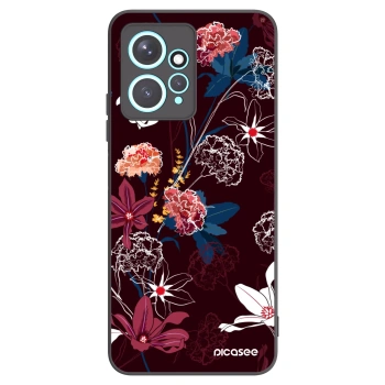 Picasee Xiaomi Redmi Note 12 4G Hülle - Schwarzes Silikon - Dark Meadow