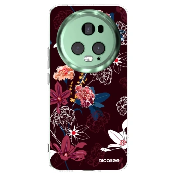 Picasee Honor Magic5 Pro Hülle - Transparentes Silikon - Dark Meadow