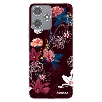 Picasee Xiaomi Redmi 12 5G Hülle - Transparentes Silikon - Dark Meadow