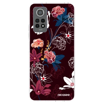 Picasee Xiaomi Redmi Note 12 Pro 4G Hülle - Transparentes Silikon - Dark Meadow