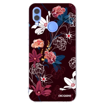 Picasee Honor 10 Lite Hülle - Transparentes Silikon - Dark Meadow