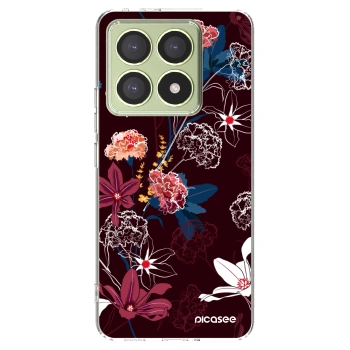 Picasee Xiaomi 14T Hülle - Transparentes Silikon - Dark Meadow