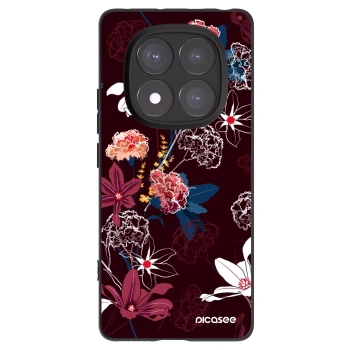 Picasee Xiaomi Redmi Note 14 Pro+ 5G Hülle - Schwarzes Silikon - Dark Meadow