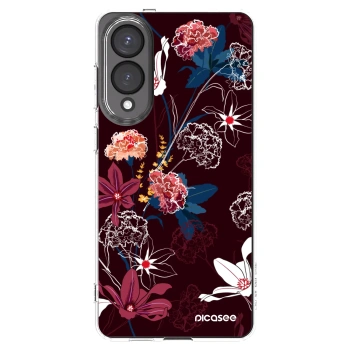 Picasee Samsung Galaxy S25 Edge 5G Hülle - Transparentes Silikon - Dark Meadow