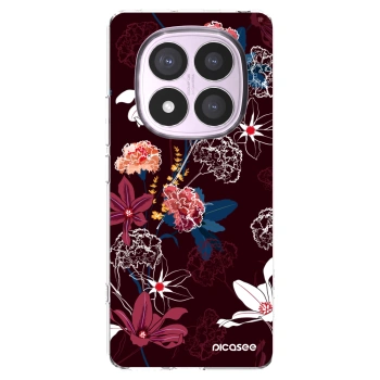 Picasee Xiaomi Redmi Note 14 Pro 4G Hülle - Transparentes Silikon - Dark Meadow