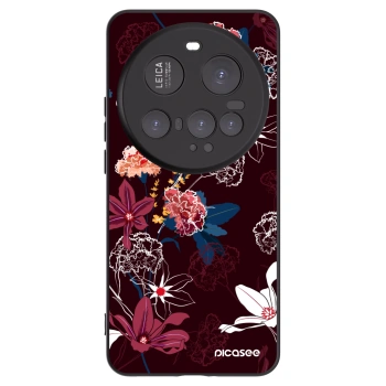 Picasee Xiaomi 15 Ultra Hülle - Schwarzes Silikon - Dark Meadow