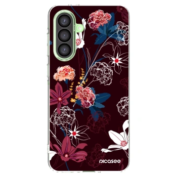 Picasee Samsung Galaxy A26 5G A266B Hülle - Transparentes Silikon - Dark Meadow