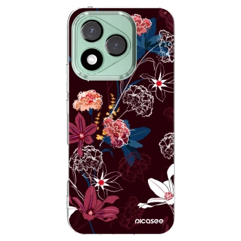 Picasee Honor 400 Lite 5G Hülle - Transparentes Silikon - Dark Meadow