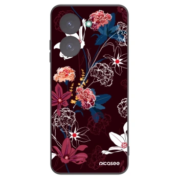 Picasee Xiaomi Redmi A5 Hülle - Schwarzes Silikon - Dark Meadow