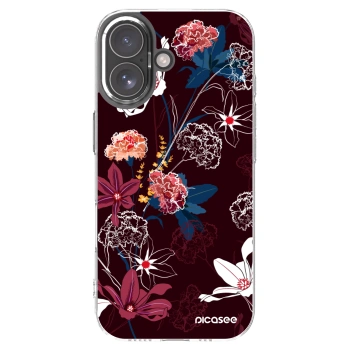 Picasee Apple iPhone 17 Hülle - Transparentes Silikon - Dark Meadow
