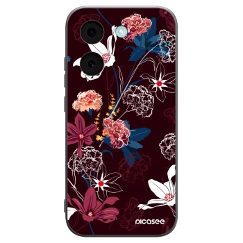 Picasee Xiaomi Poco X8 Pro Hülle - Schwarzes Silikon - Dark Meadow