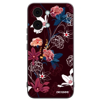 Picasee Xiaomi Poco X8 Pro Max Hülle - Schwarzes Silikon - Dark Meadow