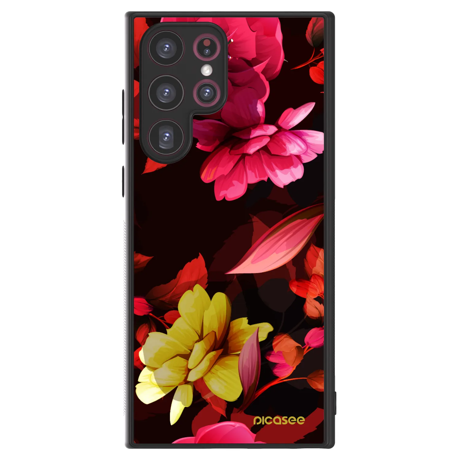 Picasee ULTIMATE CASE für Samsung Galaxy S22 Ultra 5G - Dark Peonny