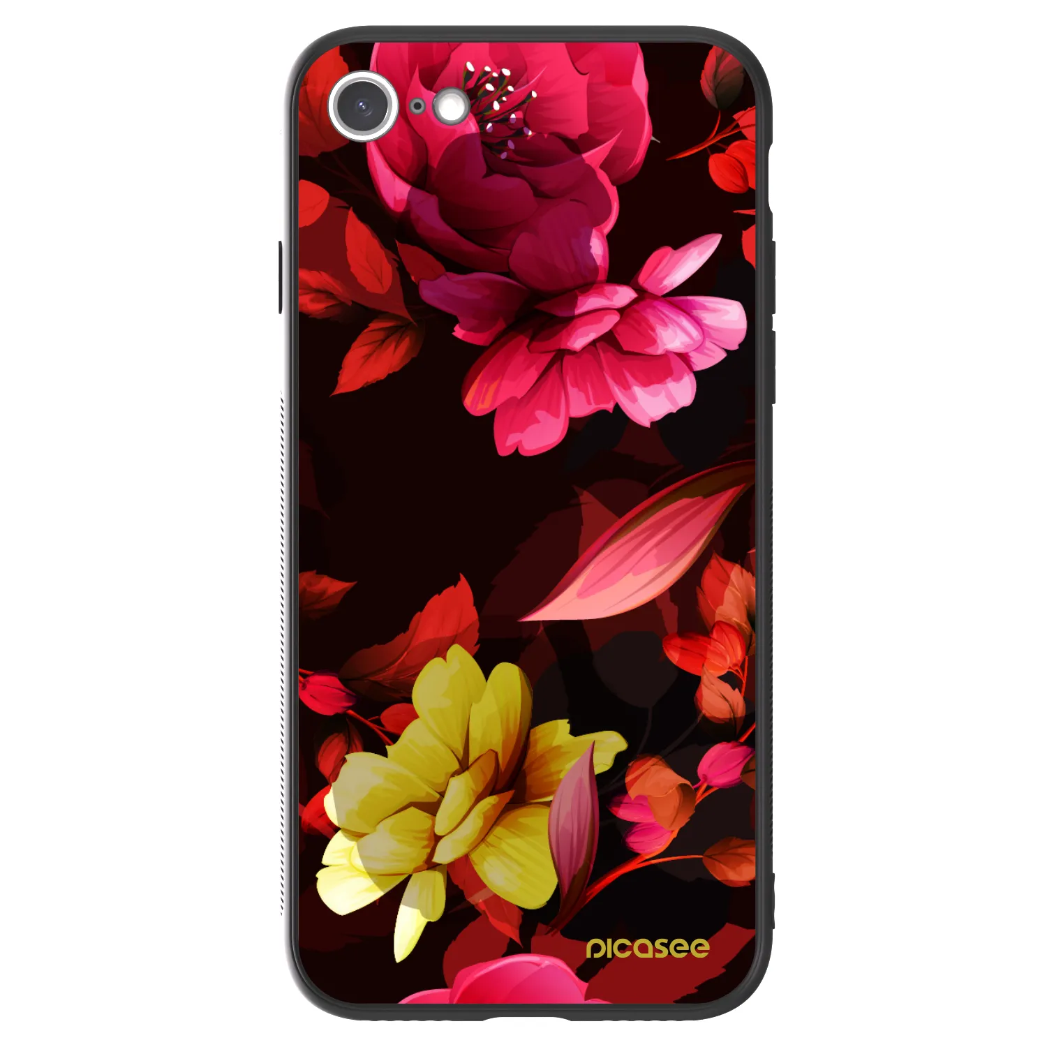 Picasee ULTIMATE CASE für Apple iPhone SE 2022 - Dark Peonny