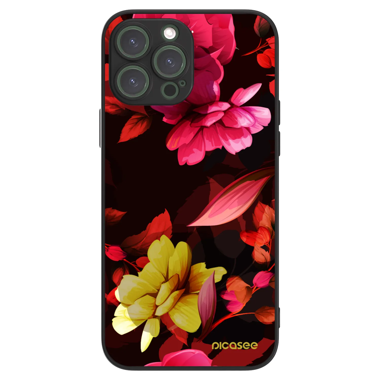 Picasee ULTIMATE CASE MagSafe für Apple iPhone 13 Pro Max - Dark Peonny