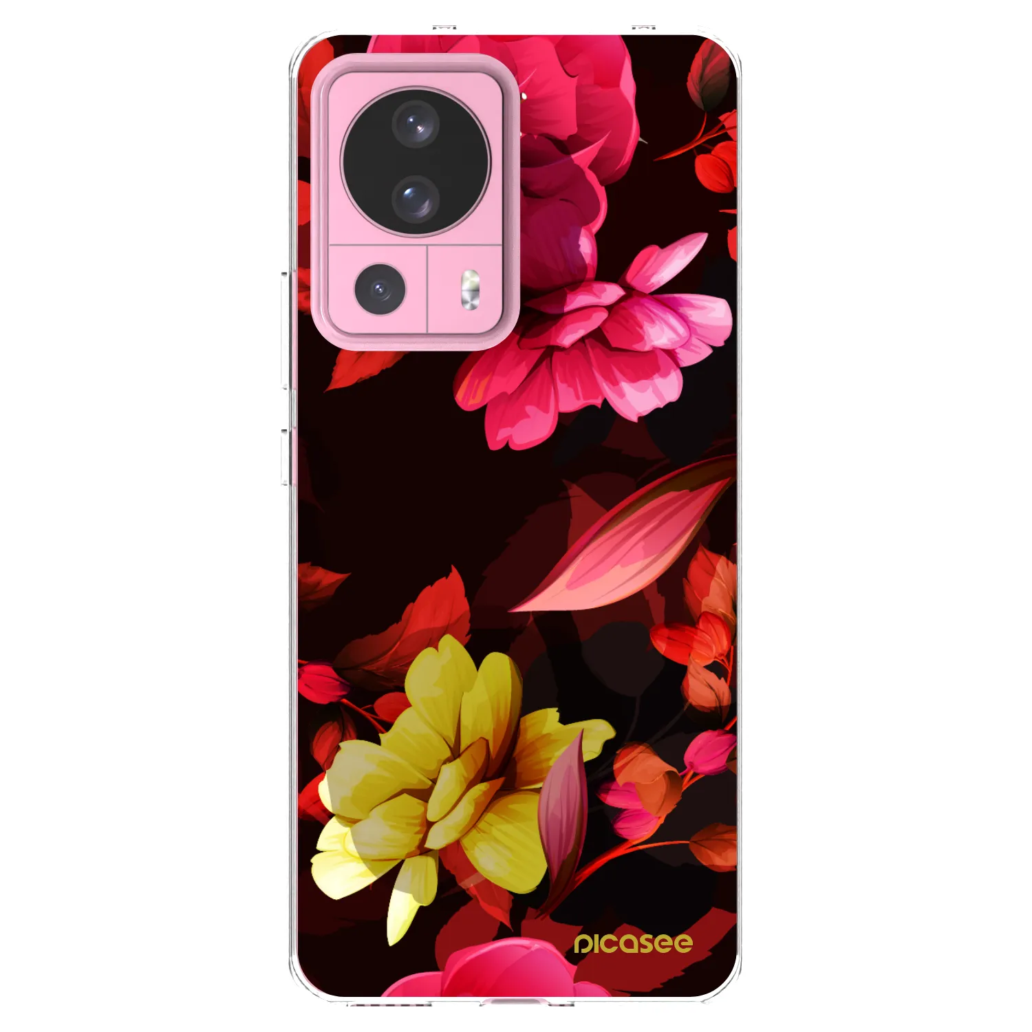 Picasee Xiaomi 13 Lite Hülle - Transparentes Silikon - Dark Peonny