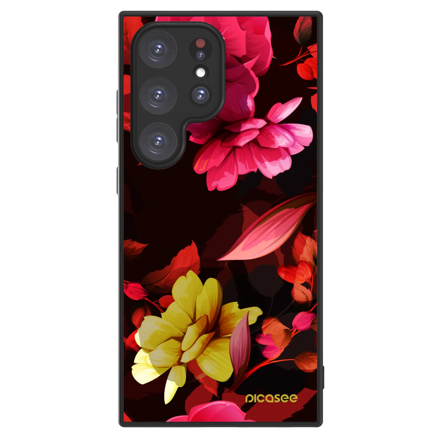 Picasee ULTIMATE CASE PowerShare für Samsung Galaxy S24 Ultra S928B 5G - Dark Peonny