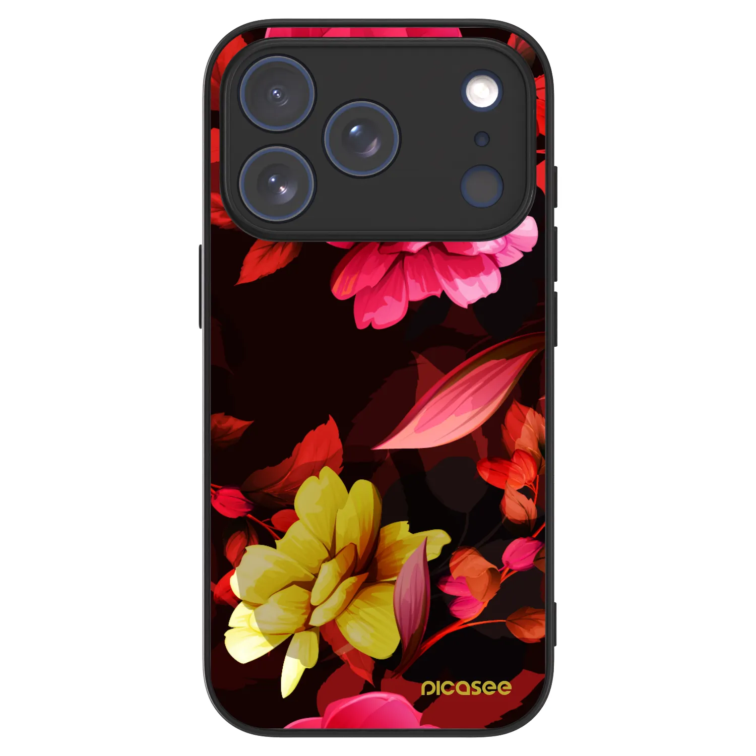 Picasee ULTIMATE CASE MagSafe für Apple iPhone 17 Pro - Dark Peonny