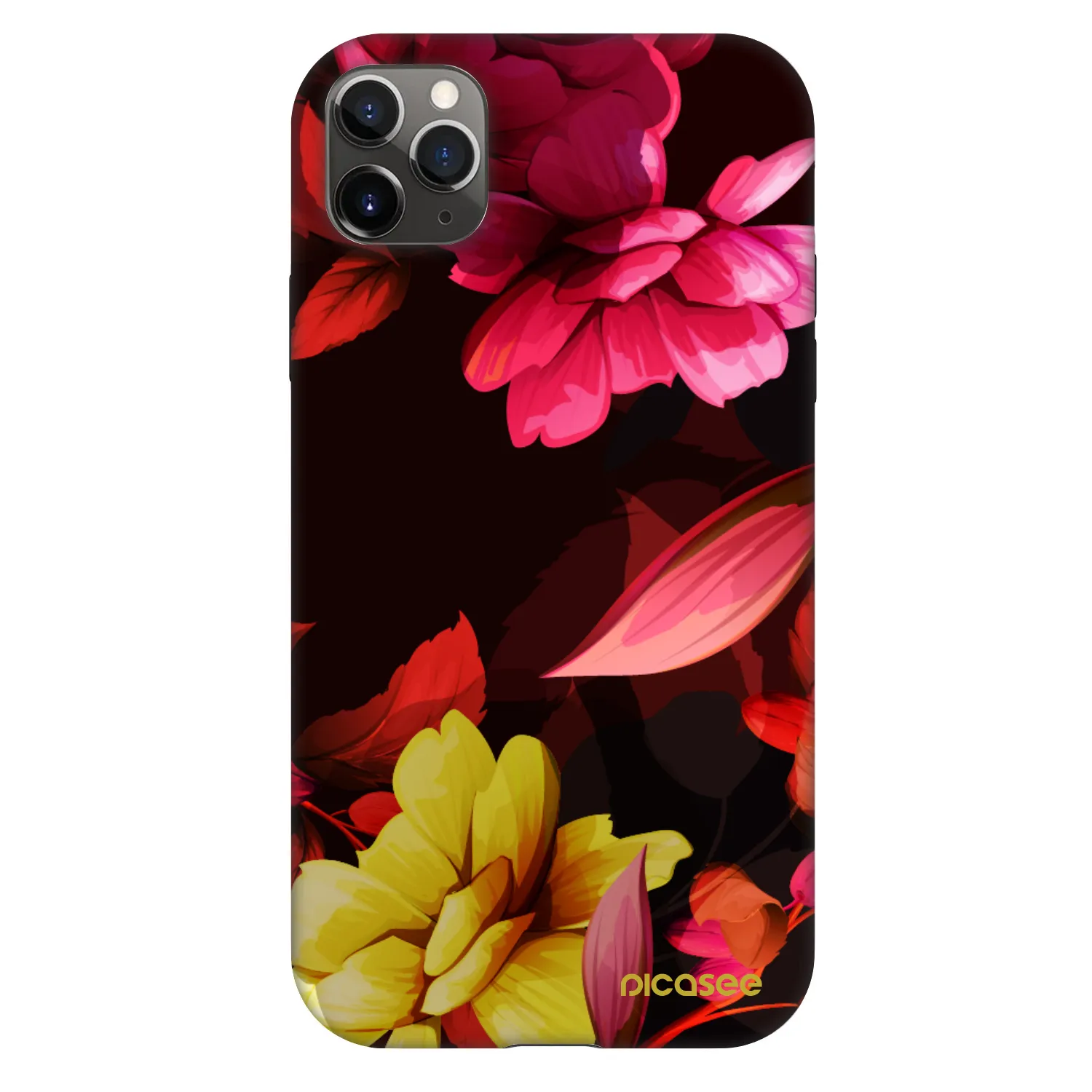 Picasee Fashion Case für Apple iPhone 11 Pro Max - Dark Peonny