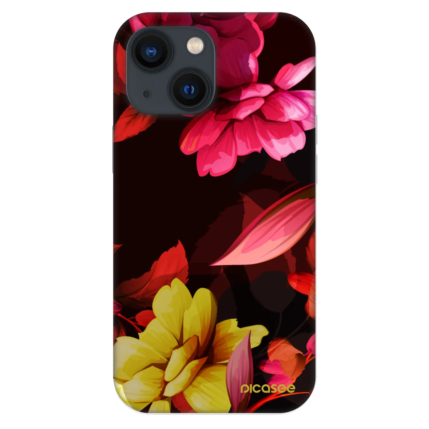 Picasee Fashion Case für Apple iPhone 13 mini - Dark Peonny