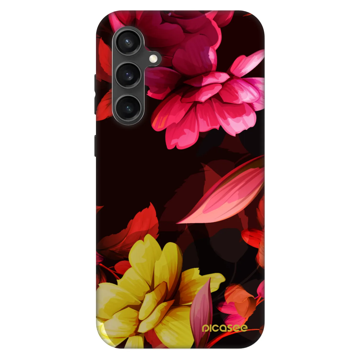 Picasee Fashion Case für Samsung Galaxy S23 FE S711B - Dark Peonny