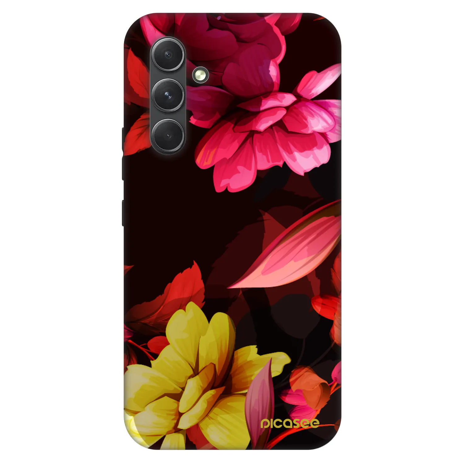 Picasee Fashion Case für Samsung Galaxy A54 5G A546B - Dark Peonny