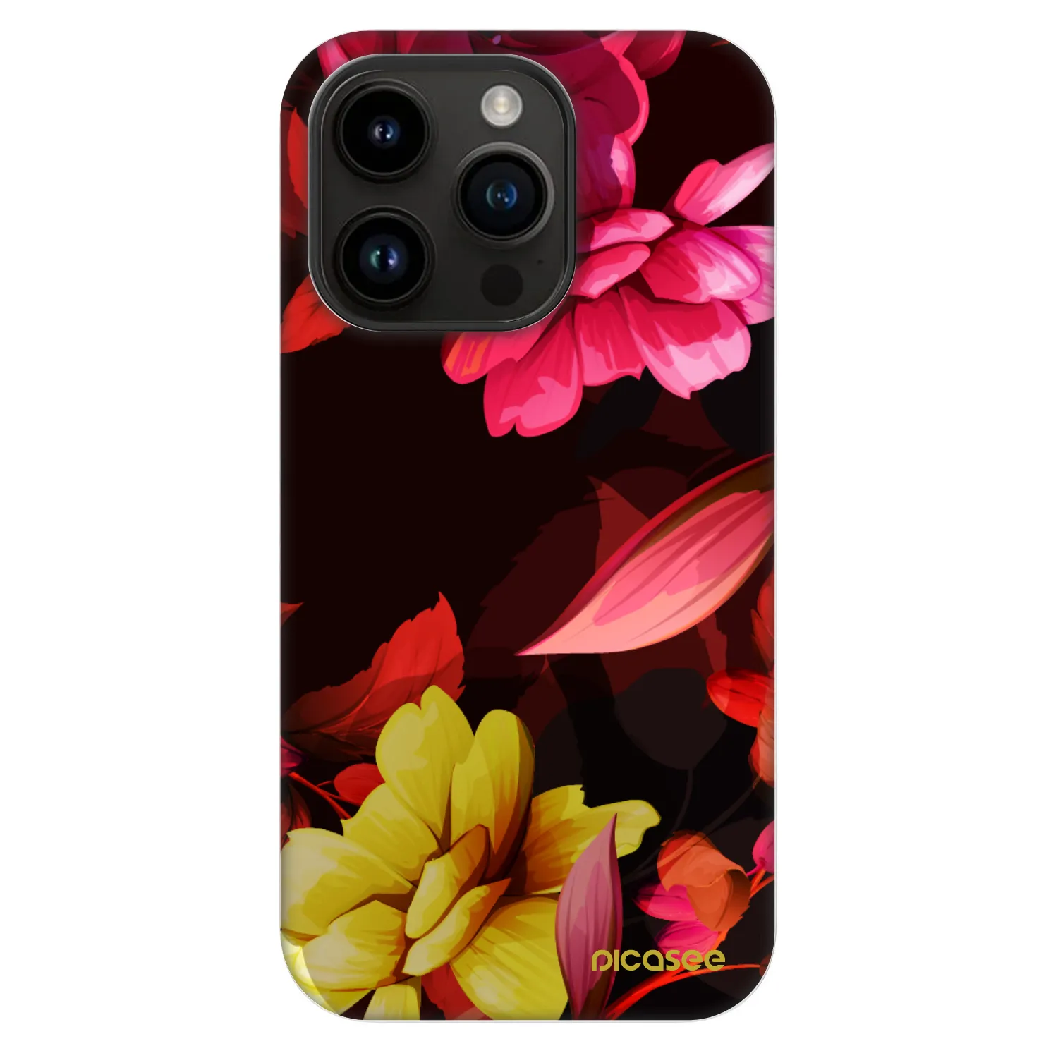 Picasee Fashion Case MagSafe für Apple iPhone 14 Pro - Dark Peonny