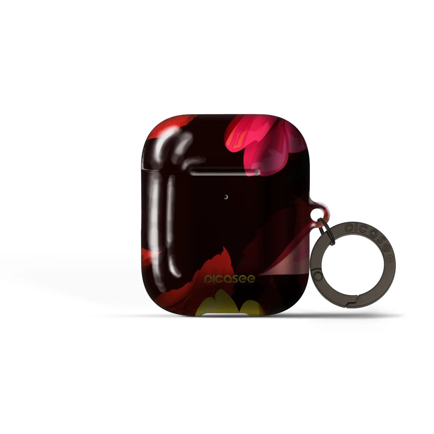 Picasee Obal pro Apple AirPods 1 - Dark Peonny