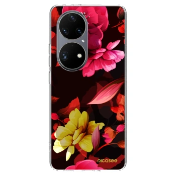 Hülle für Huawei P50 - Dark Peonny