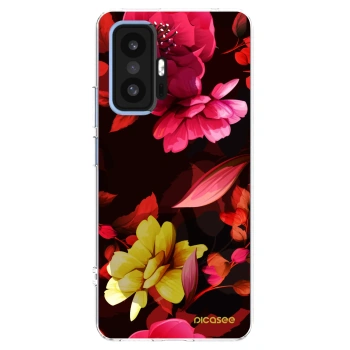 Picasee Xiaomi 11T Hülle - Transparentes Silikon - Dark Peonny