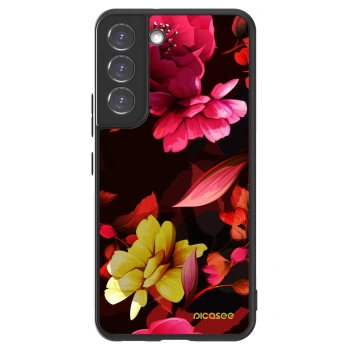 Picasee ULTIMATE CASE PowerShare für Samsung Galaxy S22 5G - Dark Peonny