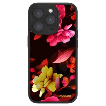 Picasee ULTIMATE CASE MagSafe für Apple iPhone 15 Pro - Dark Peonny