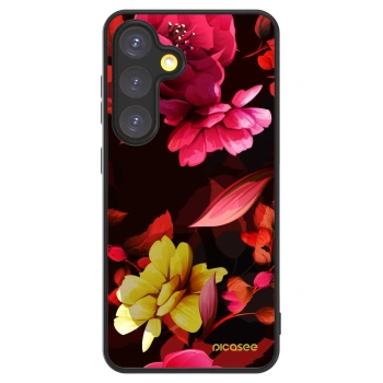 Picasee ULTIMATE CASE PowerShare für Samsung Galaxy S24 S921B 5G - Dark Peonny